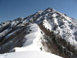 駒津峰からの甲斐駒ヶケ岳